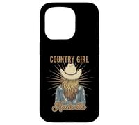 Nashville Country Music Cow Girl Vacation Design On Back Case for iPhone 15 Pro