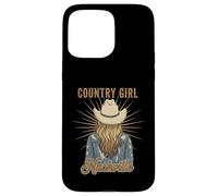 Nashville Country Music Cow Girl Vacation Design On Back Case for iPhone 15 Pro Max