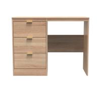 Nashville F Desk Light Oak 3 Drawers 97cm