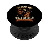 'Nashville Kentucky' s Raised on BBQ & Bluegrass PopSockets Adhesive PopGrip