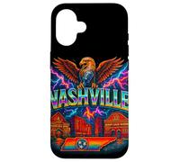 Nashville Retro Airbrush City Art Case for iPhone 16