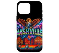 Nashville Retro Airbrush City Art Case for iPhone 16 Pro Max