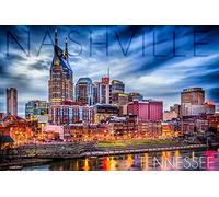 Nashville Skyline Puzzle, 1000 Pieces by Lantern Press