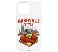 Nashville Style Spicy Fried Chicken & Music City Skyline Case for iPhone 15