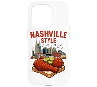 Nashville Style Spicy Fried Chicken & Music City Skyline Case for iPhone 15 Pro