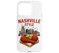 Nashville Style Spicy Fried Chicken & Music City Skyline Case for iPhone 15 Pro Max