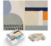 Nashville Tennessee, Classic Jigsaw Puzzle, 1000 Pieces, 1000pcs (52x38cm)