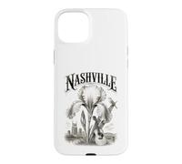 Nashville Tennessee Iris Music City Vintage Floral Design Case for iPhone 15 Plus