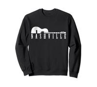 Nashville Tennessee Music Country America Guitar Sweatshirt