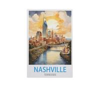 Nashville Tennessee，Puzzle 1000 Pieces Of Wood Puzzles Suitable For Adults Children Families Stress Relief Puzzle Games（75x50cm）-GI53