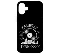 Nashville Tennessee Souvenir Men Vinyl Skyline Nashville Case for iPhone 16 Plus