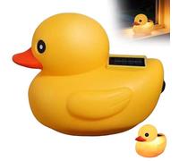 Nasliana Light up Bath Toys Duck Solar,Solars Pond Lights Hot Tub Lightes Floating Pool Toy Plastic Ducks Large Shower Lamp with 16 Color 4 Flash Led 14cm,for Swim Pools Bathroom Baths Tubs
