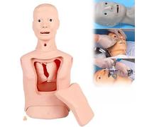 Nasogastric Tube and Tracheostomy Care Manikin for Medical Students - Intubation Gastric Tube Model Training Simulated Trachea Care Model for Nurses