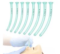 Nasopharyngeal Airway Tube, Emergency Oral Airway Set, Soft PVC, 8 PCS