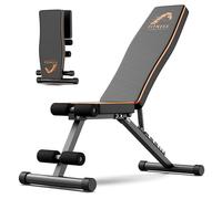 naspaluro Weight Bench Adjustable, Full Body Exercise Folding Fitness Workout Bench with 7 Positions, Exercise Bench for Weight Lifting & Sit Up Abdominal Supine Board Flat Home Gym