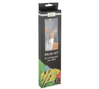 Nassau Fine Art Paint Brush Set for Kids, 35 Pieces