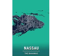 Nassau The Bahamas: 6x9 Lined Journal | Memory Book | Travel Journal | Diary To Record Your Thoughts | Graduation Gift | Teacher Gifts | Dark Blue and ... Who Love To Travel | Nassau The Bahamas