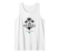 Nassau The Bahamas Palm Trees Caribbean Sea Tropical Island Tank Top