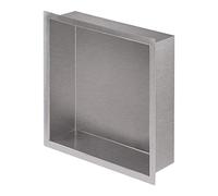Nassboards 304 Stainless Steel Shower Niche - Wet Room Shelf Recess, Waterproof Storage - Easy Installation for Home Improvement, Bathroom Renovation - Durable, Lightweight, Pre-Built