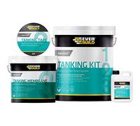 Nassboards Aquaseal Wet Room System Waterproof Membrane & Complete Kit (Wet Room Waterproof Large 5L Kit)