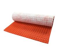 Nassboards Decoupling Anti Crack Matting - Notched Membrane Mat Base Underlay for Loose Cable Heating, Anti-Crack & Waterproof with Size Options - Quick, Easy to Install & Tile on Floors (20m x 1m)