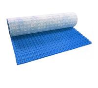 Nassboards Decoupling Membrane & Underfloor Heating Mat - Self-Adhesive Anti-Crack Cable Mat and Waterproof Membrane - Underlay for Loose Cable Heating, Easy to Install & Tile on Floors (10m x 1m)
