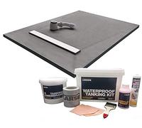 Nassboards Linear Wetroom Shower Tray & Larsen Kit