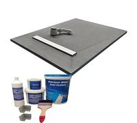 Nassboards Linear Wetroom Shower Tray & WSK Waterproofing Kit Waterproof and Watertight Design with Drain and Installation Guide Including Sealing Tape, Grate, Base with XPS Quality Standard