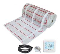 Nassboards Premium Pro Electric Underfloor Heating Mat Kit 200w Per m2 - Featuring Intelligent Digital Control Thermostat