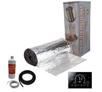 Nassboards Premium Pro Elite - Electric Underfloor Pro Elite Foil Heating kit 150w - 2.5m² - Black Smart WiFi Thermostat