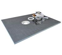 Nassboards Premium PRO Wetroom Shower Tray Waste - Waterproof and Watertight Design with Drain and Installation Guide Including - Free DVD Instructions