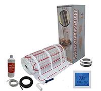 Nassboards Pro Elite - Electric Underfloor Heating kit 200w per m² - 1.5m², White Touch Thermostat
