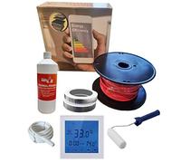 Nassboards Pro Elite Loose Cable Electric Underfloor Heating System 200w - Touch Screen, Wifi, Smart Thermostat with Installation Kit & Instructions for Carpet, Tiles, Laminate, Wood, Concrete