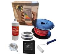 Nassboards Pro Elite Loose Cable Electric Underfloor Heating System 200w - Touch Screen, Wifi, Smart Thermostat with Installation Kit & Instructions for Carpet, Tiles, Laminate, Wood, Concrete