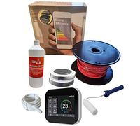 Nassboards Pro Elite Loose Cable Electric Underfloor Heating System 200w - Touch Screen, Wifi, Smart Thermostat with Installation Kit & Instructions for Carpet, Tiles, Laminate, Wood, Concrete