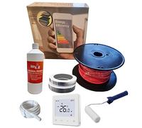Nassboards Pro Elite Loose Cable Electric Underfloor Heating System 200w - Touch Screen, Wifi, Smart Thermostat with Installation Kit & Instructions for Carpet, Tiles, Laminate, Wood, Concrete