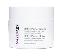 NassifMD Gentle Detox Pads, Surgeon-Created Fruit Acid Complex for Sensitive Skin, Brightens, Exfoliates & Reduces Wrinkles, Dermatologist-Tested