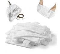NASSMOSSE 400PCS Disposable Broom Cover Stretchable Dust & Hair Catcher Sleeves Non-woven Fabric Hygienic Cleaning Tool for Floors, Pet Hair, Lint, No Wash Needed