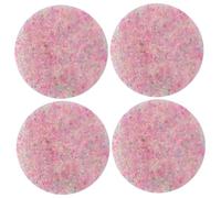 NASSMOSSE 4Pcs Picky Pad Soft Silicone Skin Picking Fidget Toys 2.36 Inch Round Portable Picky Pad Fidget Relax Anxiety Toy for Children Adults