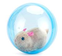 NASSMOSSE Automatic Rolling Cat Toy, Plush Hamster Interactive Pet Toys | Realistic Plush Animals, Easy to Carry and Store, Ideal for Home, Travel, and Outdoor Play