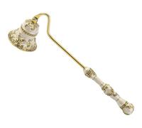 NASSMOSSE Candle Snuffer with Long Handle, Elegant Metal Candle Extinguisher, Heat Resistant Flame Stopper for Putting Out Extinguish Wicks Flame Safely