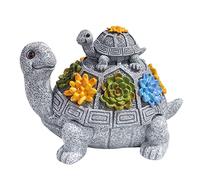 NASSMOSSE Desk Ashtray with Lid Cute Turtle Ashtray Decor Windproof Resin Ashtray for Home Office Garden Patio Decor Indoor Outdoor