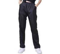 NASSMOSSE Dog Grooming Pants, Waterproof & Breathable Anti-Static Chinlon Grooming Pants with Elastic Waistband and Pocket for Cat for Pet Salon/Shop/Hospital Black