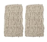 NASSMOSSE Fish Net Decorations 2Pcs 39x78 Creamy White