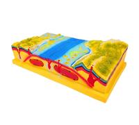 NASSMOSSE Geography Teaching Model, Terrain Model Kit - 3d Plate Tectonics For Classroom & Home Science Learning