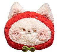 NASSMOSSE Hand Muff 13x11 Inch Warm & Soft Cute Strawberry Cat Hand Warmer Pouch with Zipper & Hole Winter Accessories Women Adults and Children Indoor Outdoor Gift