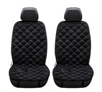 NASSMOSSE Heated Seat Covers for Cars 2Pcs Fast Heating Plush Non-slip Car Seat Heater Winter Driver and Passenger Side Breathable Universal Heated Cushion for Car