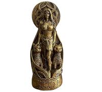 NASSMOSSE Hecate Statue 3.4x8.5 Inch Resin Hekate Statue Witchcraft Altar Craft Creative Desktop Decorations
