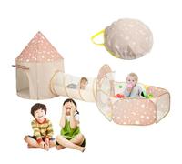 NASSMOSSE Kids' Play Tents & Tunnels, 3 in 1 Foldable Pops Up Toddler Play Tent with Ball Pit, Crawling Tunnel for Toddler, Boys, Girls, Indoor& Outdoor