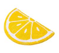 NASSMOSSE Lemon Bathroom Decor 19.7x31.5 Inch Soft Lemon Decor Water Absorption & Non-slip Lemon Kitchen Rug Easy Care Lemon Rug for Kid's Room Bathroom Bedroom